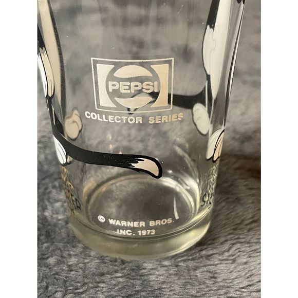 VTG 1973 Pepsi Looney Tunes Collector Drinking Glasses Tweety and Sylvester - Picture 4 of 8